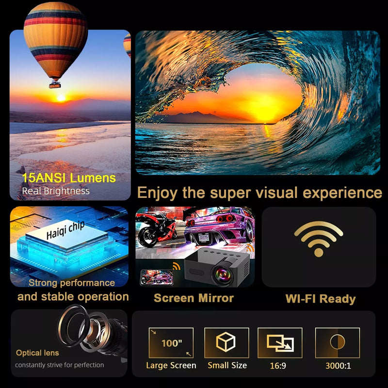 Portable LED Mini Projector